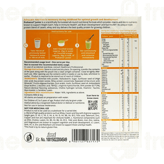 Prohance Junior Vanilla Flavour Refill Powder 200gm