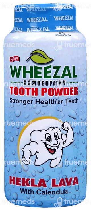 Wheezal Hekla Lava Tooth Powder 200 GM