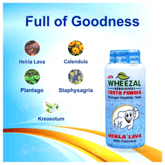 Wheezal Hekla Lava Tooth Powder 200 Gm