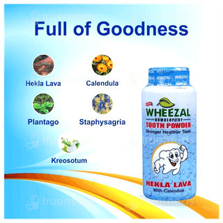 Wheezal Hekla Lava Tooth Powder 200 Gm