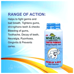 Wheezal Hekla Lava Tooth Powder 200 Gm