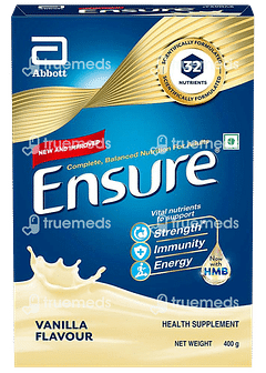 Ensure With Hmb New And Improved Vanilla Flavour Refill Powder 400gm