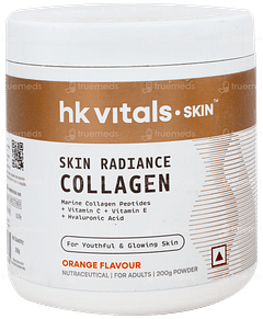 Healthkart Hk Vitals Skin Radiance Collagen Orange Flavour Powder 200gm