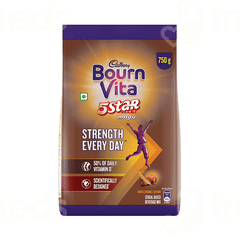 Cadbury Bournvita Five Star Magic Powder 750 GM Cadbury Bournvita Five Star Magic Powder 750 GM