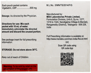 Viganext 500 MG Powder Oral Solution Pack Of 30