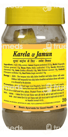 Basic Ayurveda Karela Jamun Herbal Mix 200gm
