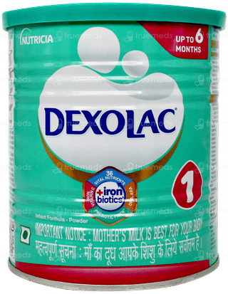 Dexolac 1 Upto 6 Months Infant Formula Powder Tin 400gm