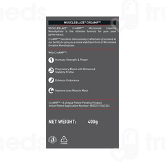 Muscleblaze Creatine Monohydrate Unflavoured Powder 400gm