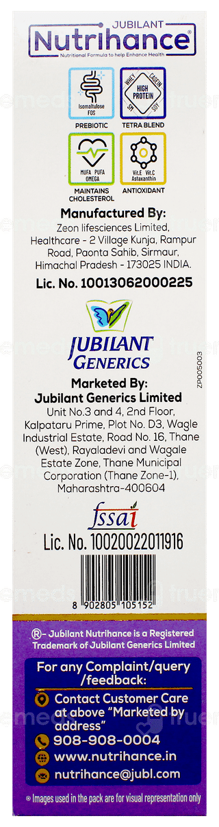 Jubilant Nutrihance Vanilla Flavour Powder 400Gm