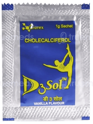 D3Sol Vanilla Flavour Sachet 1Gm