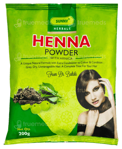 Baksons Sunny Herbals Henna With Arnica Powder 200Gm Baksons Sunny Herbals Henna With Arnica Powder 200Gm