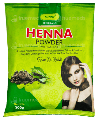 Baksons Sunny Herbals Henna With Arnica Powder 200Gm