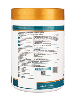 Pentasure Critipep Vanilla Flavour Sucrose Free Powder 400Gm