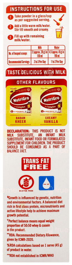 Complan Nutrigro Chocolate Flavour Powder 200gm