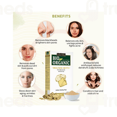 Indus Valley Bio Organic Multani Mitti Powder 200gm