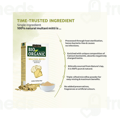 Indus Valley Bio Organic Multani Mitti Powder 200gm