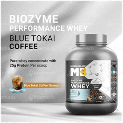 Muscleblaze Biozyme Performance Whey Blue Tokai Coffee Flavour Powder 2Kg