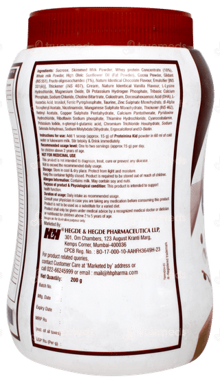 Proteinina Kid Chocolate Flavour Powder 200gm