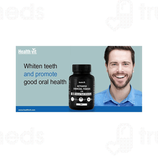 Healthvit Activated Charcoal Powder 20 GM