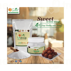 So Sweet Stevia Sweetener Powder 1 GM Pack Of 50