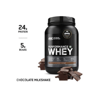 Optimum Nutrition Performance Whey Chocolate Milkshake Flavour Powder 1000 GM