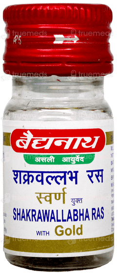 Baidyanath Shakra Wallabha Ras With Gold Powder 2.5Gm