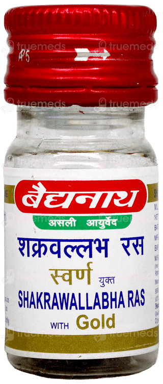 Baidyanath Shakra Wallabha Ras With Gold Powder 2.5Gm