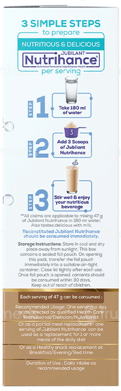 Jubilant Nutrihance Chocolate Flavour Powder 400 Gm