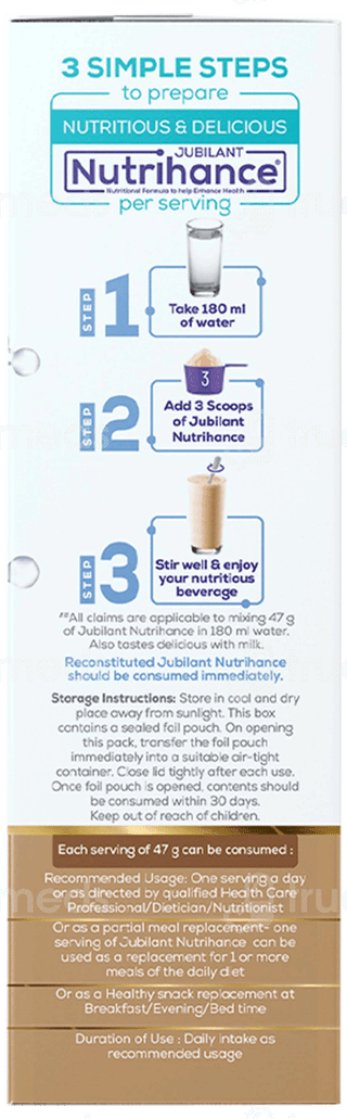 Jubilant Nutrihance Chocolate Flavour Powder 400 Gm