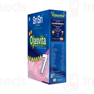 Sri Sri Tattva Ojasvita Strawberry Flavour Powder 200 GM