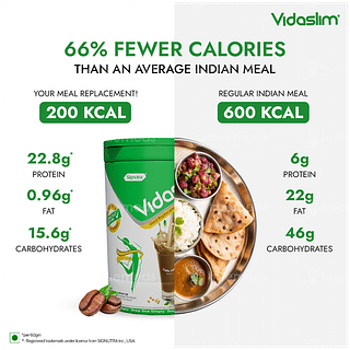 Vidaslim Caffe Latte Flavour Powder 400gm
