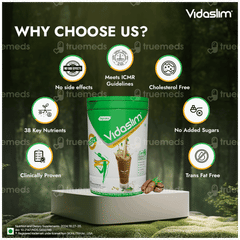 Vidaslim Caffe Latte Flavour Powder Jar 400gm
