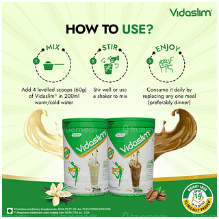 Vidaslim Caffe Latte Flavour Powder 400gm