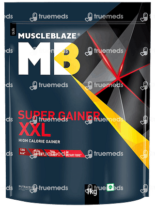 Muscleblaze Mass Gainer Xxl Chocolate Flavour Powder Refill 1000gm