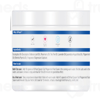 Dr Foot Epsom Salt Peppermint Foot Soak Powder 200 Gm