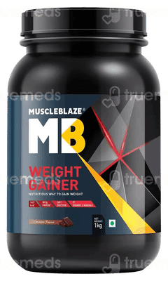 Muscleblaze Weight Gainer Flavour Chocolate Protein Powder 1000 Gm