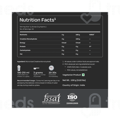 Nutrabay Pure Creatine Monohydrate Powder 100 GM