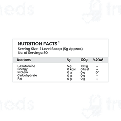Nutrabay L Glutamine Amino Acid Powder 250 Gm