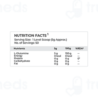 Nutrabay L Glutamine Amino Acid Powder 250 Gm
