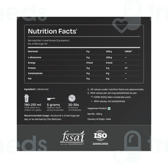 Nutrabay L Glutamine Amino Acid Powder 250 Gm