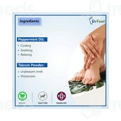 Dr Foot Odor Fighting Foot Powder 100 Gm