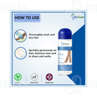 Dr Foot Odor Fighting Foot Powder 100 Gm