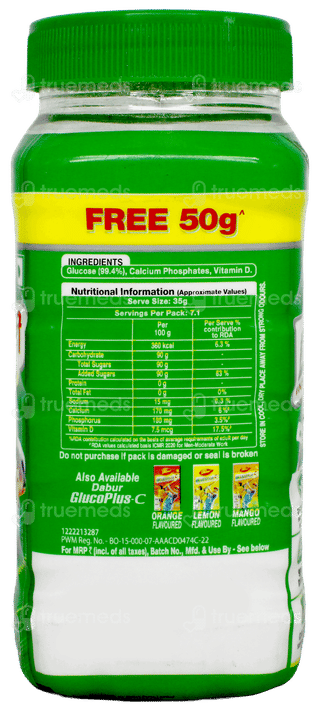 Dabur Glucose D 200Gm + 50Gm Free