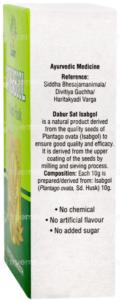 Dabur Sat Isabgol Psyllium Husk 45gm