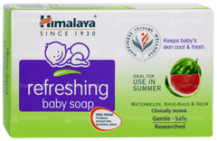 Himalaya Baby Powder 200gm With Refreshing Baby Soap 75gm Free