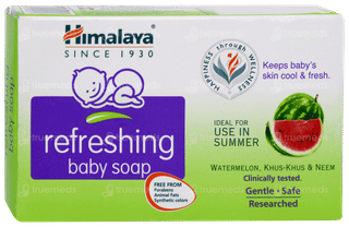 Himalaya Baby Powder 200gm With Refreshing Baby Soap 75gm Free
