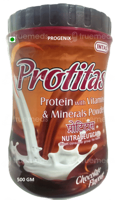 Protitas Chocolate Flavour Powder 500Gm