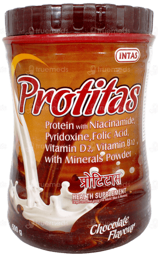 Protitas Chocolate Flavour Powder 500Gm
