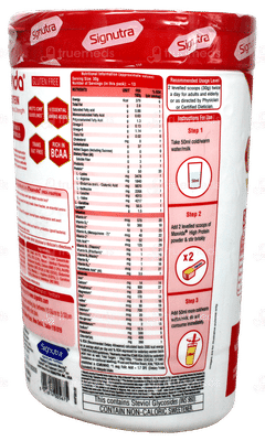 Maxvida High Protein Vanilla Flavour Zero Added Sugars Powder Jar 400Gm