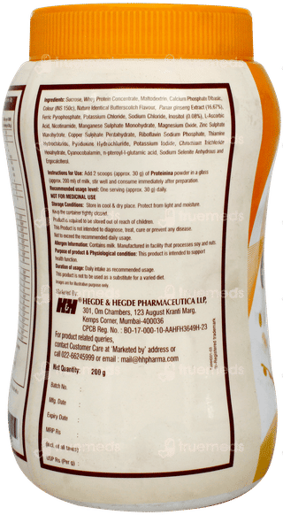 Proteinina Butterscotch Flavour Powder 200gm